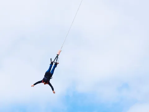 Bungy Jumping at Last Resort