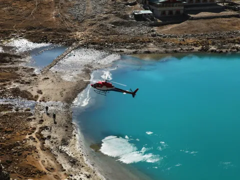 EBC with Gokyo Lake Heli Shuttle Trek